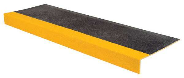 Stair Tread, Yellow/Black, 59in W