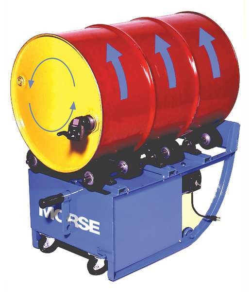 Drum Roller, Mobile, 1/2 HP, Single Phase