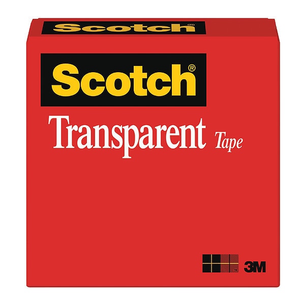Trans Tape 600 Clear, 1/2