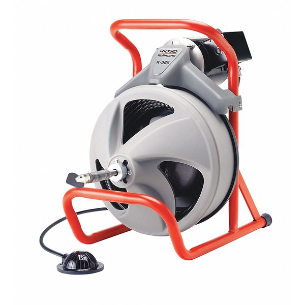 75 ft Corded Drain Cleaning Machine, 115V AC