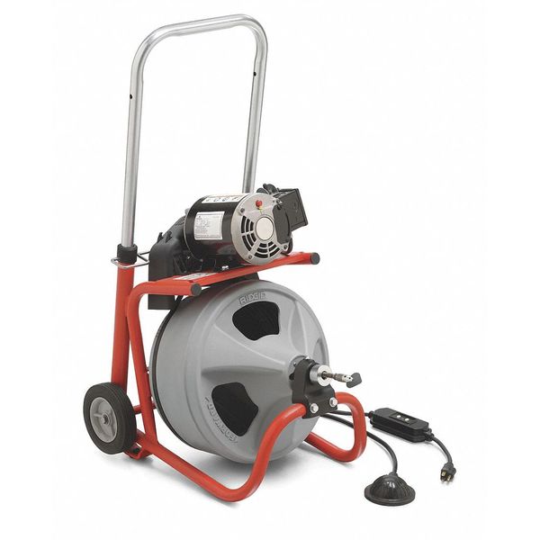 75 ft Corded Drain Cleaning Machine, 115V AC