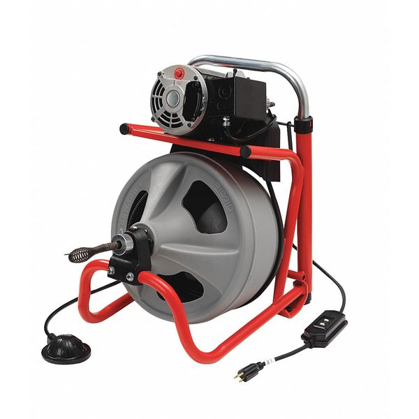 75 ft Corded Drain Cleaning Machine, 115V AC