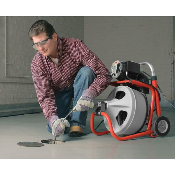 75 ft Corded Drain Cleaning Machine, 115V AC