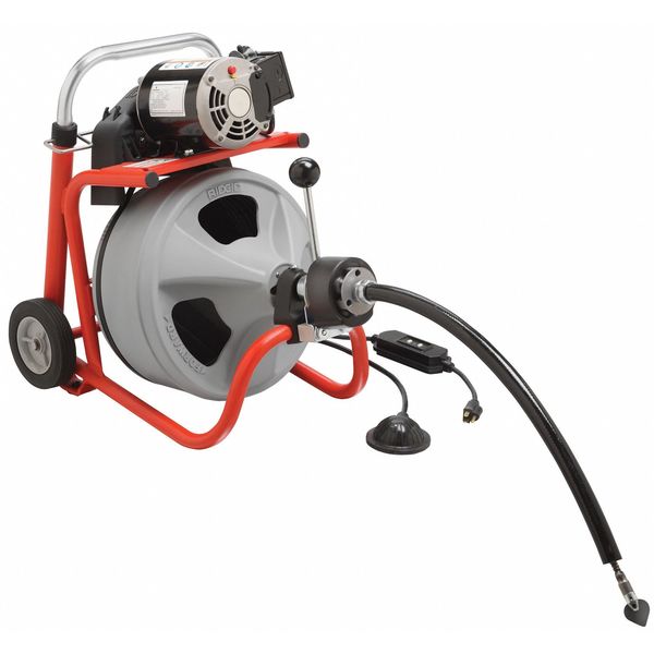 75 ft Corded Drain Cleaning Machine, 115V AC