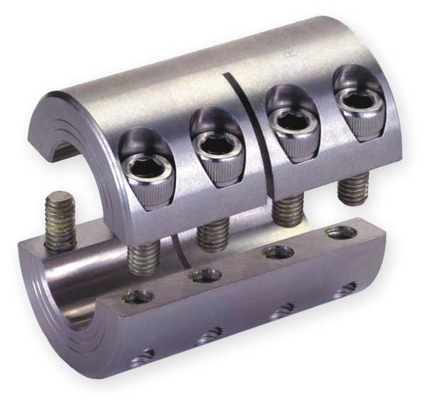 Coupling, Two Piece, Bore Dia 1 In