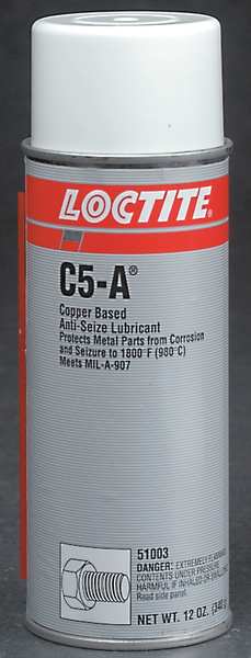 Anti-Seize Lubricant, Copper Base, 1 lb Brush-Top Container, LB 8008, C5-A