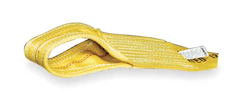 Winch Strap, Winch, 27 ft. x 4 In., 5000 lb, Color: Yellow