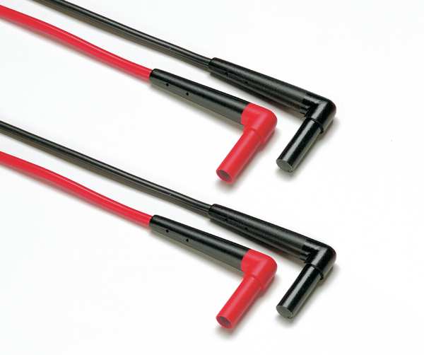 Test Leads, 63 In. L, Black/Red