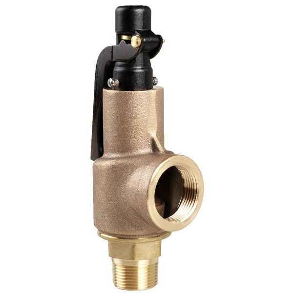 Safety Relief Valve, 1/2 x 3/4 In, 175 psi