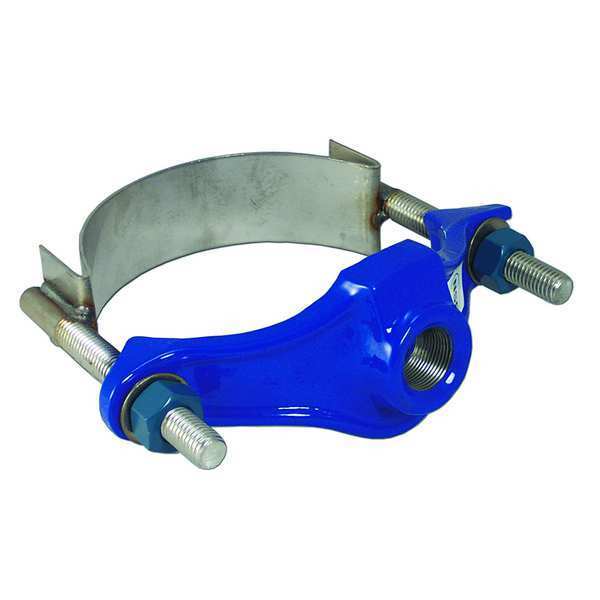 Saddle Clamp, 4 In, Outlet Pipe 2 In
