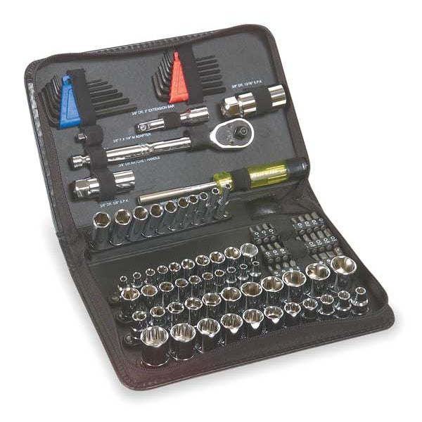 Socket Wrench Set, 1/4