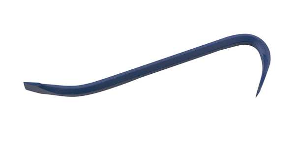 Gooseneck Wrecking Bar, 12 In, 1/2 In Dia