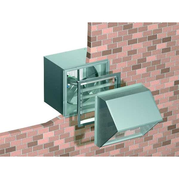 Wall Housing, Galv Steel, For 24 In Fan