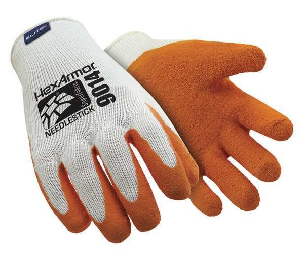 Cut Resistant Coated Gloves, A9 Cut Level, Natural Rubber Latex, L, 1 PR