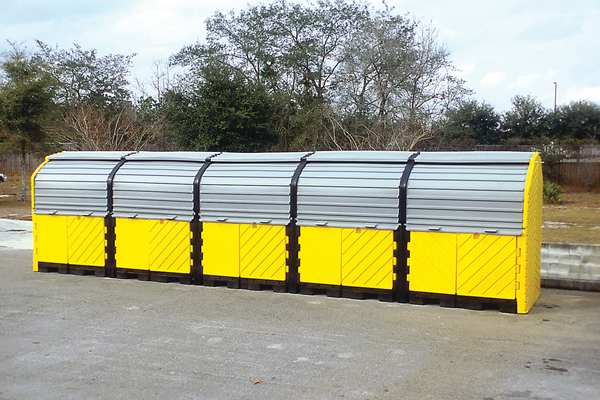 Spill Pallet Ramp, Black, 700 lb.