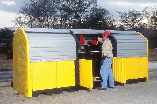 Spill Pallet Ramp, Black, 700 lb.