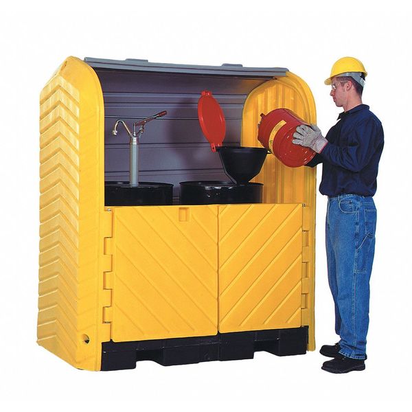 Spill Pallet Ramp, Black, 700 lb.