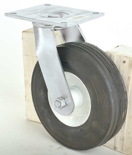 Swivel Semi-Pneumatic Caster, 8 in, 350 lb