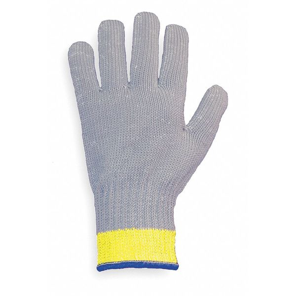 Cut Resistant Glove, Gray, Reversible, L