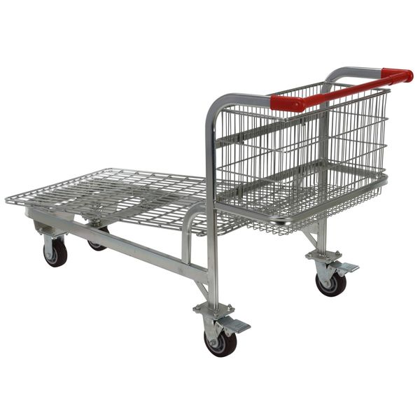 Wire-Sided Platform Truck, 59-1/4 In. L