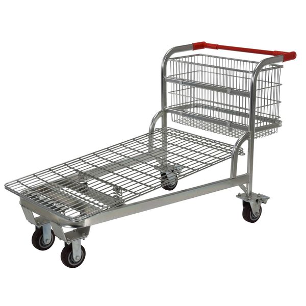 Wire-Sided Platform Truck, 59-1/4 In. L