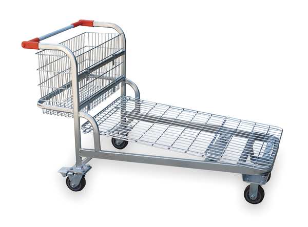 Wire-Sided Platform Truck, 59-1/4 In. L