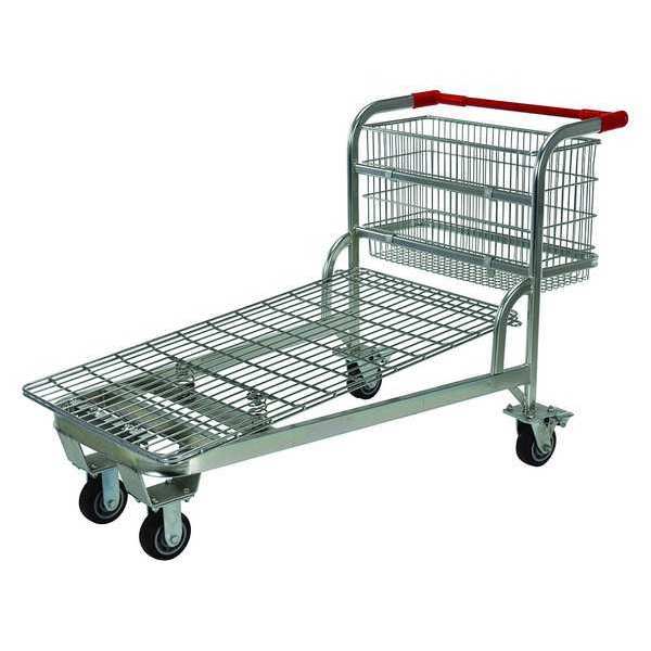 Wire-Sided Platform Truck, 59-1/4 In. L