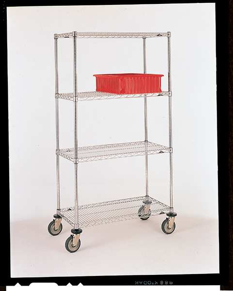 Wire Cart, 24 In. W, 36 In. L, Wire