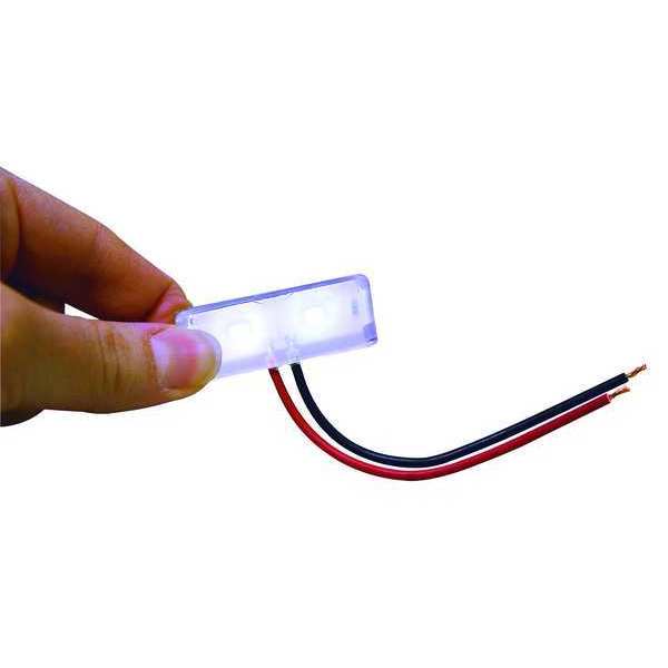 Mini Courtesy Light, Rect, LED, 12VDC