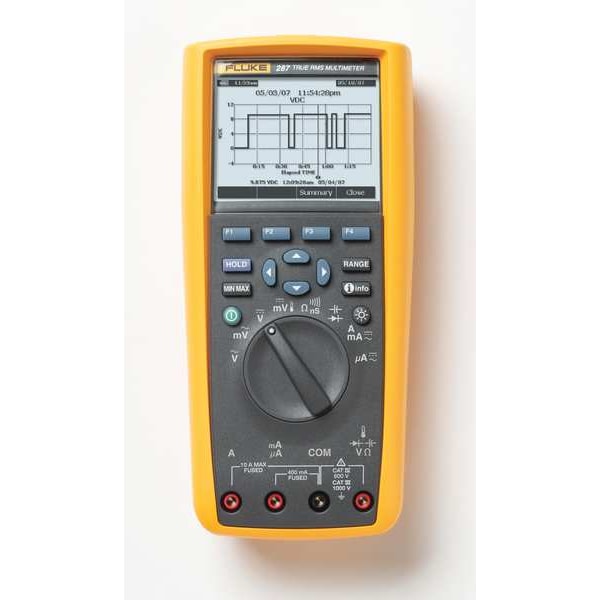 Digital Multimeter, 1,000 Max. AC Volts, 1,000 Max. DC Volts, 10 Max. AC Amps, 10 Max. DC Amps
