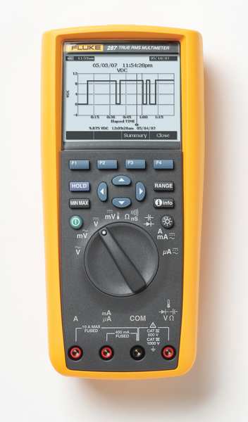Digital Multimeter, 1,000 Max. AC Volts, 1,000 Max. DC Volts, 10 Max. AC Amps, 10 Max. DC Amps