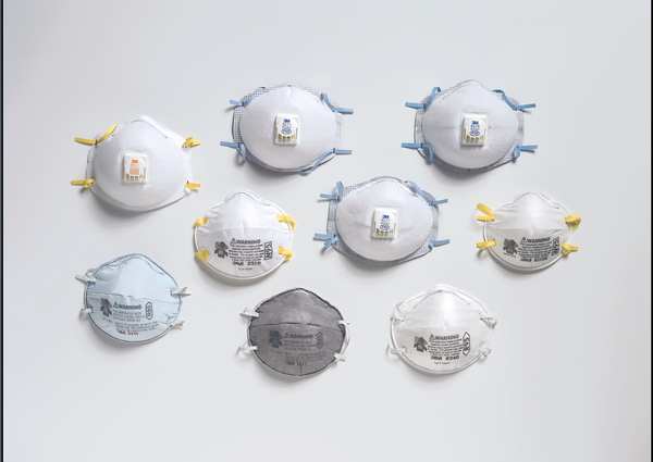 N95 Disposable Respirator, 8210, Dual Headstrap, Particulate Respirator, Nose Clip, Pack of 20