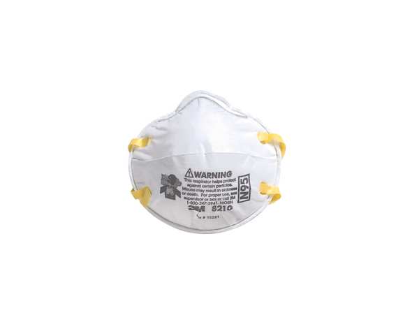 N95 Disposable Respirator, S, White, PK20