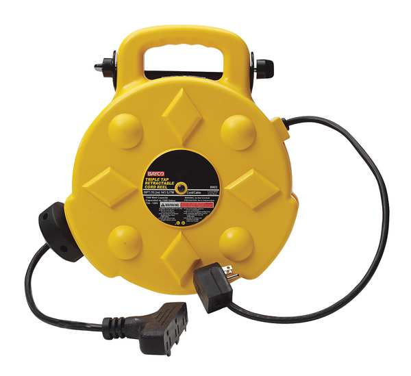 50 ft. 14/3 Retractable Cord Reel 120VAC Voltage