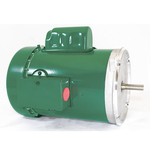 Auger Drive Motor, Capacitor-Start, 3/4 HP, 115/230V AC, 1,725 Nameplate RPM, 56YZ Frame