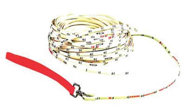 200 ft Surveyors Tape Measures, 1/4 in Blade