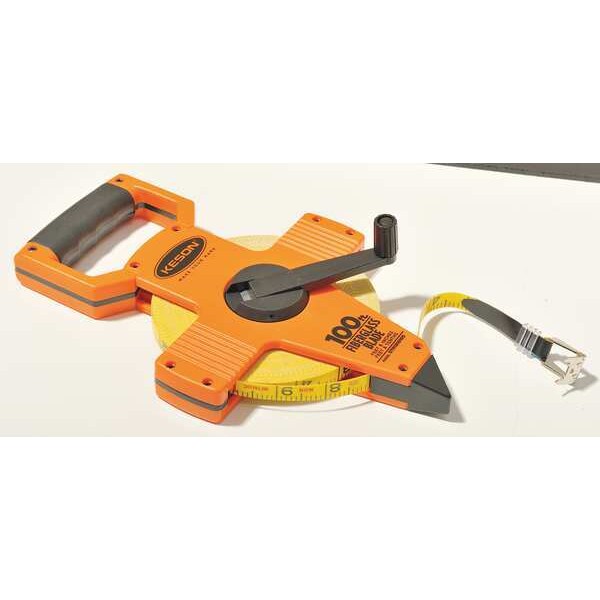 100 ft Tape Measure, 1/2 in Blade