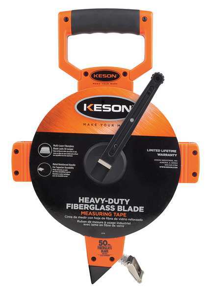 50 m Tape Measure, 1/2 in Blade