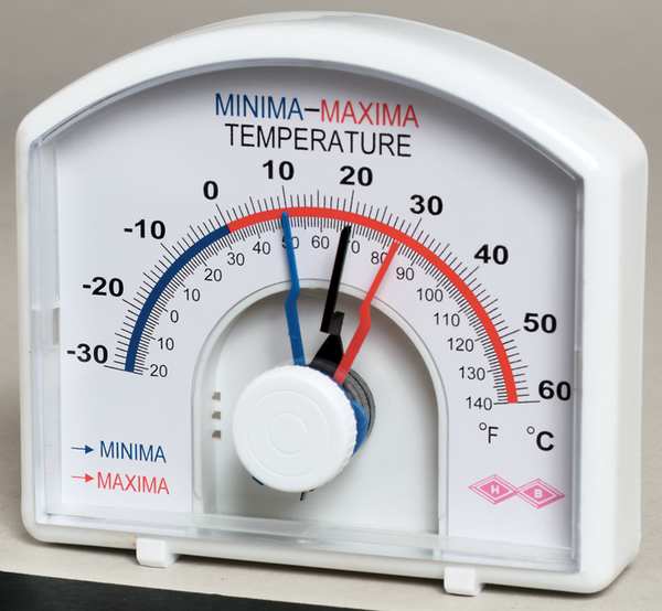 Analog Thermometer, -20 to 140 Degree F