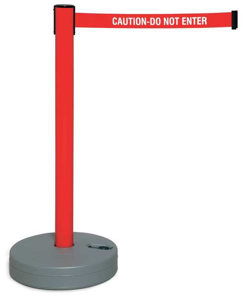 Barrier Post with Belt, 7-1/2 ft. L