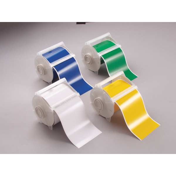 Label Tape Cartridge, Orange, Labels/Roll: Continuous
