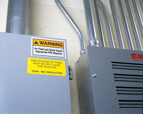 Label Tape Cartridge, Yellow, Labels/Roll: Continuous