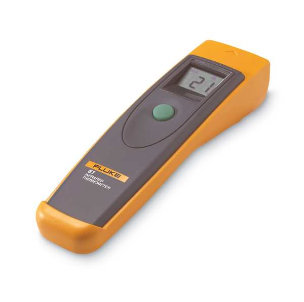 Infrared Thermometer, Dot Matrix LCD, -40 Degrees  to 1472 Degrees F, Single Dot Laser Sighting