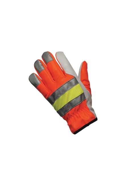 Hi-Vis Cold Protection Mechanics Gloves, Thermosock Lining, S