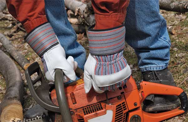 Anti-Vibration Gloves, L, White, PR