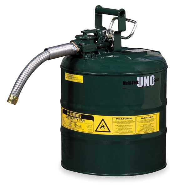 1 gal. Green Steel Type II Safety Can for Oil