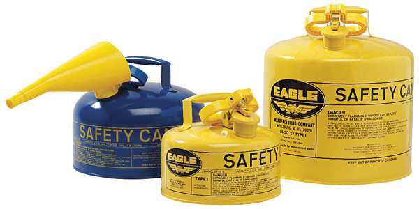 1 gal. Yellow Galvanized steel Type I Safety Can for Diesel
