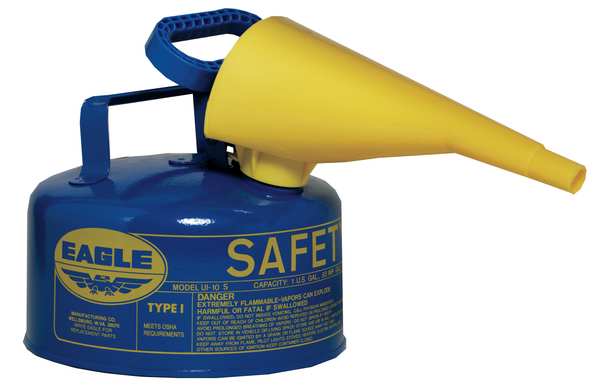 1 gal. Yellow Galvanized steel Type I Safety Can for Diesel