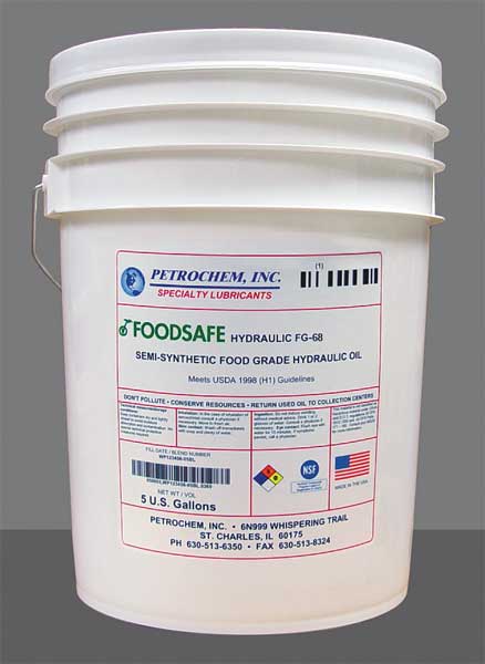 Food Grade SemiSyn Hydraulic Oil, ISO 68