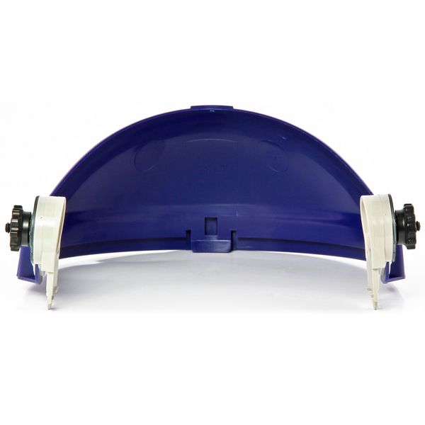 Faceshield Mount Bracket, Cap Mount, Blue